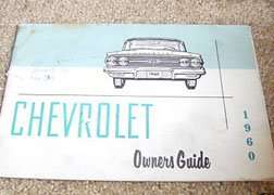 1960 Chevrolet El Camino Owner's Manual