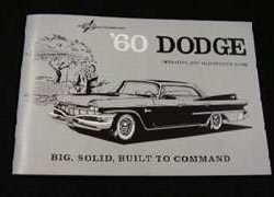 1960 Dodge Matador Owner's Manual