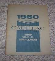1960 Cadillac Deville Shop Service Manual Supplement