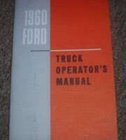 1960 Ford F-100 Truck Owner's Manual