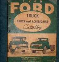 1960 Ford F-Series Trucks Parts Catalog