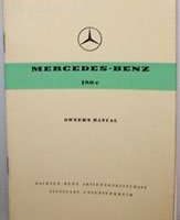 1962 Mercedes Benz 180c Owner's Manual