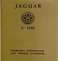 1961 Jaguar E-Type Series I Owner's Manual