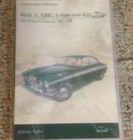 1966 Jaguar Mark X Models & 420G Parts Catalog & Service Manual DVD