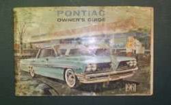 1961 Pontiac Bonneville, Catalina & Star Chief Owner's Manual