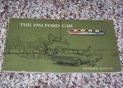 1961 Ford Fairlane, Galaxie & Country Squire Owner's Manual