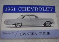 1961 Chevrolet Bel Air Owner's Manual