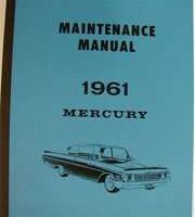 1961 Mercury Monterey & Colony Park Service Manual