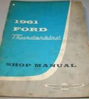 1961 Ford Thunderbird Service Manual