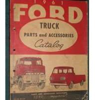 1961 Ford F-100 Truck Parts Catalog