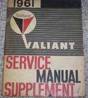 1961 Plymouth Valiant Service Manual Supplement