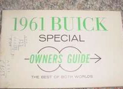 1961 Buick Special Owner's Manual