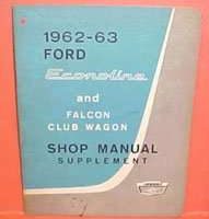 1962 Ford Falcon Club Wagon Service Manual Supplement