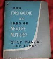 1963 Ford Galaxie & Country Squire Service Manual Supplement