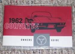 1962 Chevrolet Corvette Owner's Manual