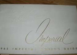 1962 Chrysler Imperial Owner's Operator Manual User Guide