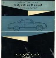 1962 Volkswagen Karman Ghia Owner's Manual