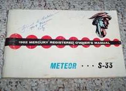 1962 Mercury Meteor S-33 Owner's Manual