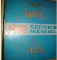1962 Chrysler New Yorker Service Manual