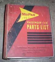 1962 Plymouth Valiant Mopar Parts Catalog Binder