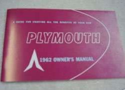 1962 Plymouth Belvedere, Savoy & Fury Owner's Manual