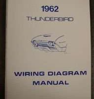 1962 Ford Thunderbird Electrical Wiring Diagrams Manual