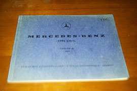 1966 Mercedes Benz 230SL 113 Chassis Parts Catalog