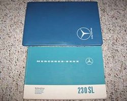 1965 Mercedes Benz 230 SL Owner's Manual Set