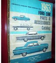 1963 Ford Galaxie Parts Catalog Manual