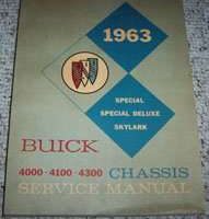 1963 Buick Skylark Chassis Service Manual