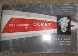 1963 Mercury Comet Owner's Manual