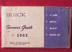 1963 Buick Wildcat Owner's Manual