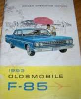 1963 Oldsmobile F-85 Owner's Manual