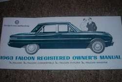 1963 Ford Falcon & Ranchero Owner's Manual