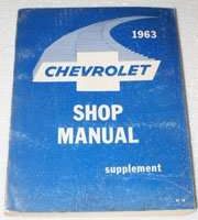 1963 Chevrolet Bel Air Service Manual Supplement