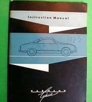 1963 Volkswagen Karmann Ghia Owner's Manual