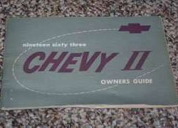 1963 Chevrolet Nova/Chevy II Nova Owner's Manual