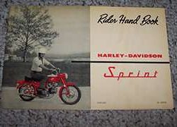1963 Harley Davidson Sprint Owner's Manual