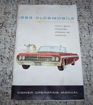 1963 Oldsmobile Super 88, Dynamic 88, Starfire & Ninety-Eight Owner's Manual