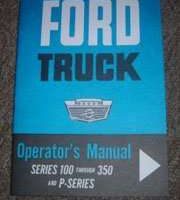 1963 Ford F-Series Truck 100-350 Owner's Manual