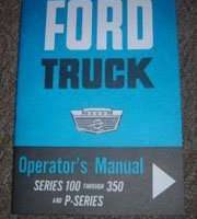 1963 Ford F-100 Truck Owner's Manual