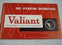 1963 Plymouth Valiant Owner's Manual