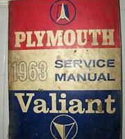 1963 Plymouth Valiant Service Manual