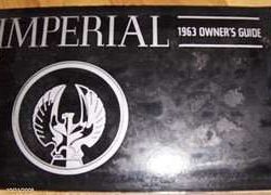 1963 Chrysler Imperial Owner's Manual