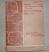 1964 GMC Truck 5500-7100 Service Manual