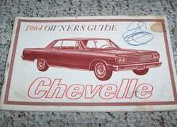1964 Chevrolet El Camino Owner Operator User Guide Manual