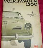 1964 Volkswagen Karmann Ghia Owner's Manual