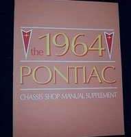 1964 Pontiac Bonneville Chassis Service Manual Supplement