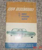 1964 Oldsmobile Super 88, Dynamic 88 & Jetster 88 Owner's Manual