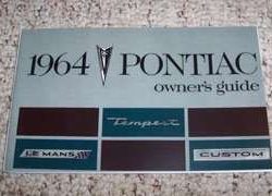 1964 Pontiac Tempest, Tempest Custom & Tempest LeMans Owner's Manual